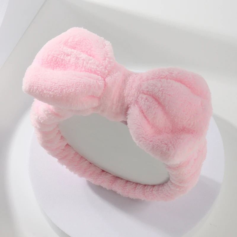 Home Textiles Face Towel - Boog Hoofdband Polsband Set Handdoek Elastisch