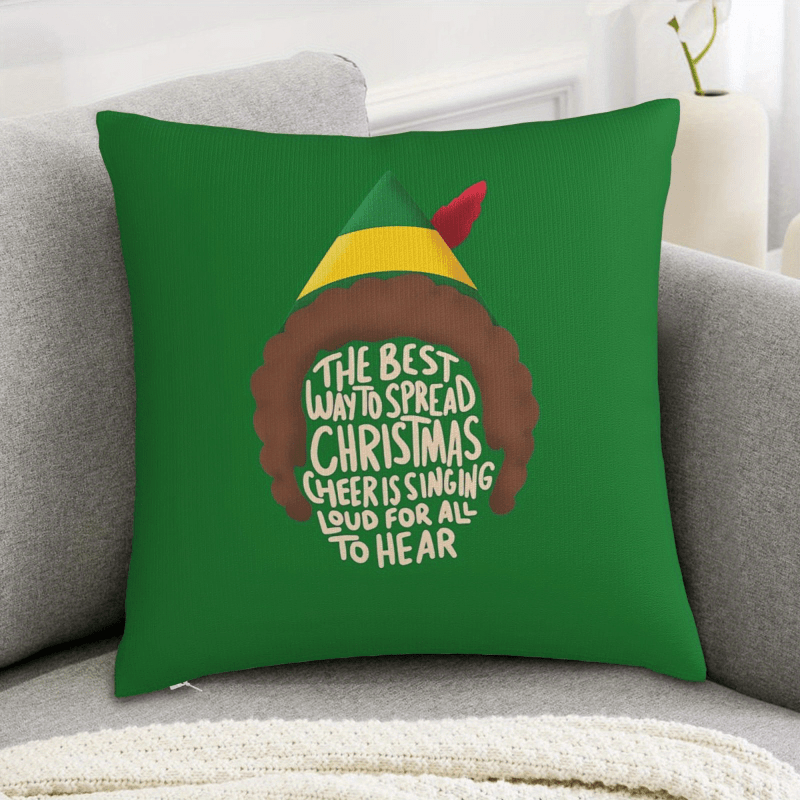 Pillow Insert 18X18 - 1 stuk vintage elf kerstkussenhoes, 18x18