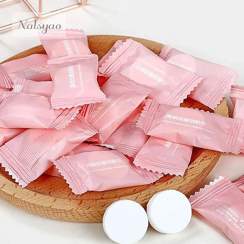 50 stuks gecomprimeerde handdo - Home Textiles Face Towel recensie en prijs
