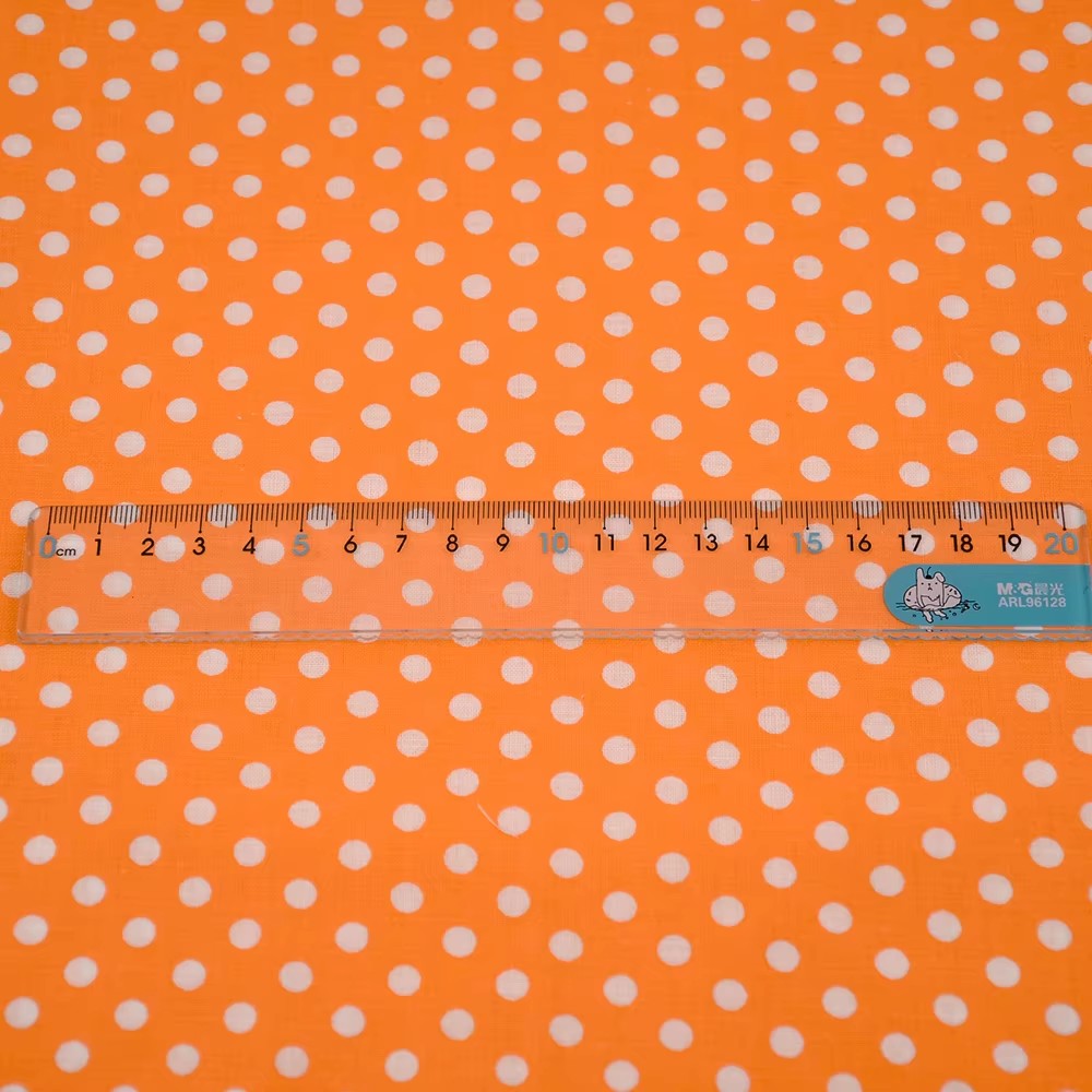 50X150Cm Wit Oranje Polka Dot  - Home Textiles Usa recensie en prijs