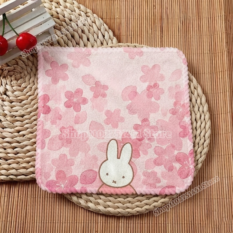 Schattig Miffys bedrukt vierka - Home Textiles Face Towel recensie en prijs