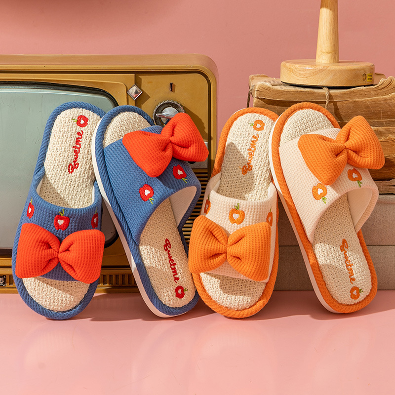 Comfortabele linnen pantoffels - Home Textile recensie en prijs