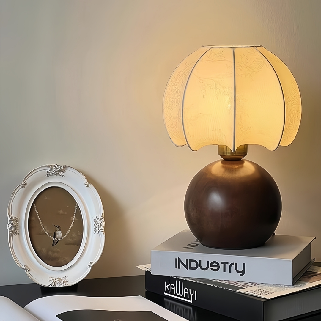 Vintage bloementafellamp, midd - Home Textiles Usa recensie en prijs