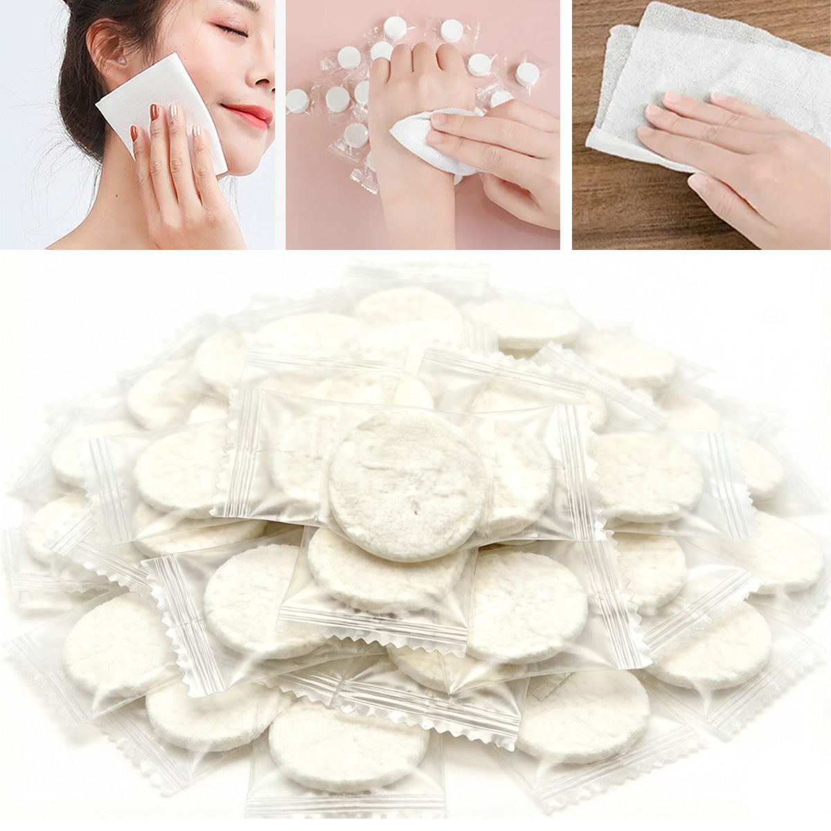 100 stuks draagbare gecomprime - Home Textiles Face Towel recensie en prijs