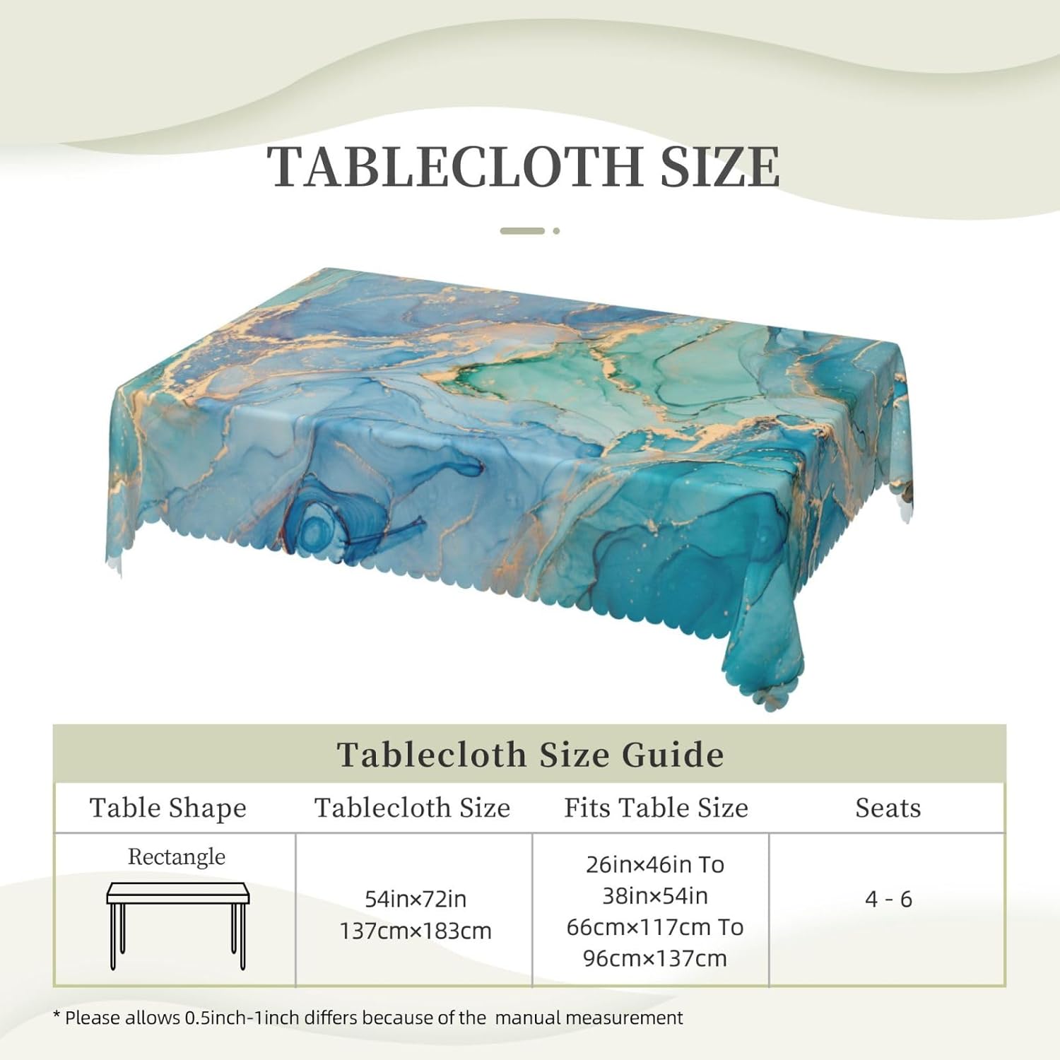 Luxe teal marmeren vloeibare t - Home Textiles Premium recensie en prijs