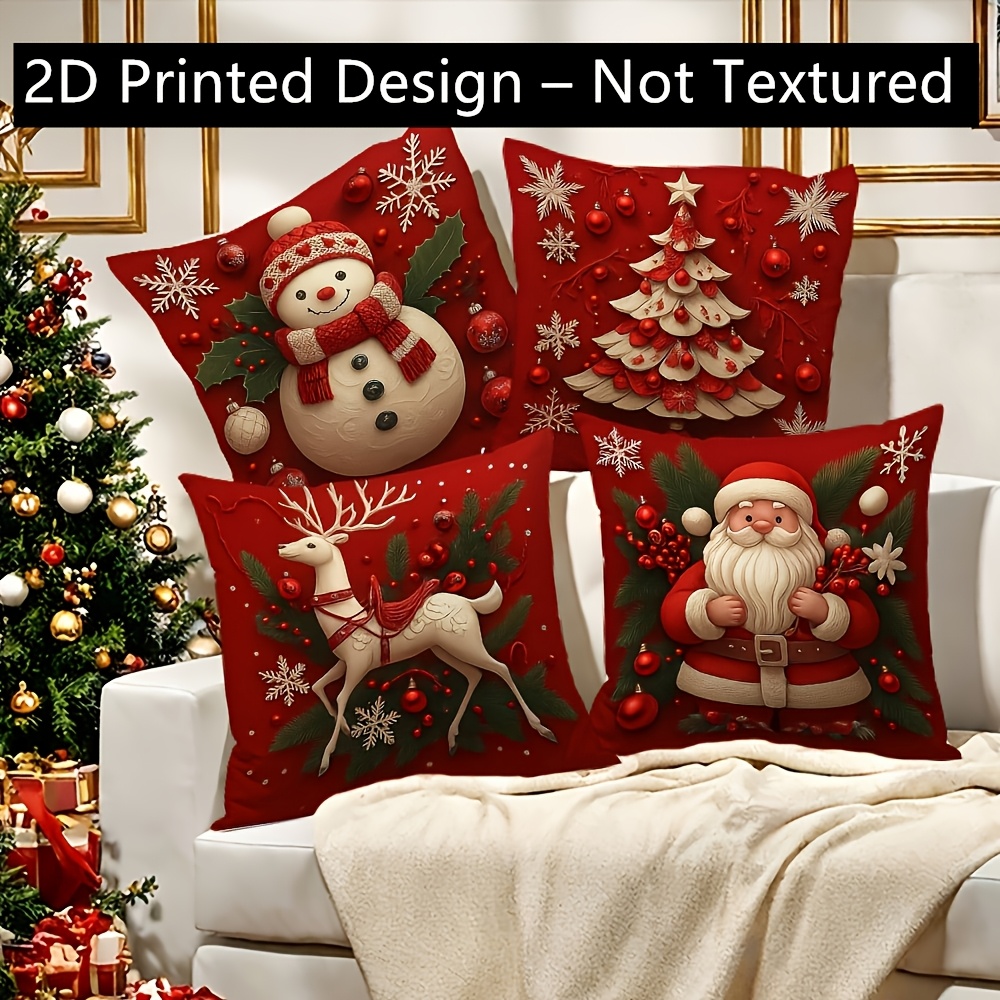 2 stuks kerstkussenslopen, 45  - Pillow Insert 18X18 recensie en prijs