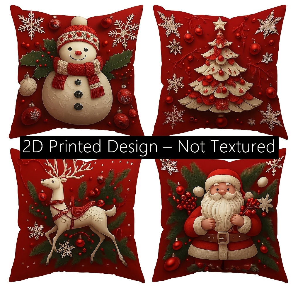 2 stuks kerstkussenslopen, 45  - Pillow Insert 18X18 recensie en prijs